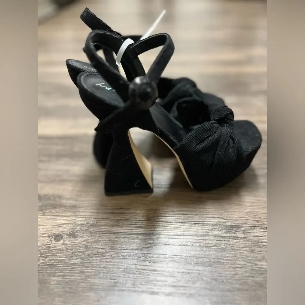 Sam Edelman Audrea Platform Heels 5.5 Black | Chunky Block | Y2K Core Chic NWOB